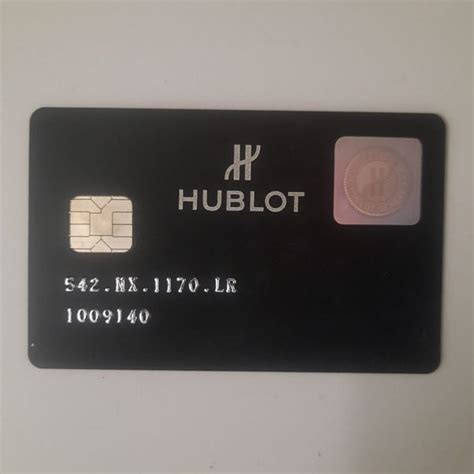 hublot kreditkarte|hublot warranty card.